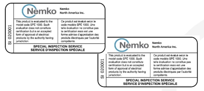 Field Evaluation label